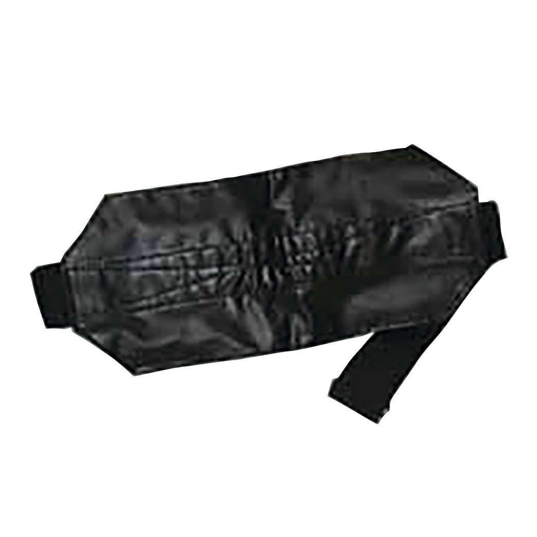 A black Replacement Safety Belt for Orthopedic Beach Chair Positioner System with adjustable straps and a central elastic section.