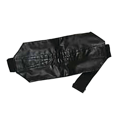 A black Replacement Safety Belt for Orthopedic Beach Chair Positioner System with adjustable straps and a central elastic section.