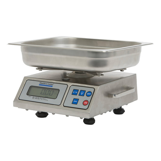 Health o meter Digital Wet Diaper/Lap Sponge/Organ Scale with stainless steel tray and digital display, featuring control buttons.