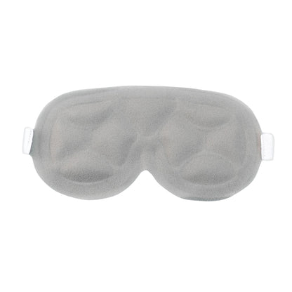 Gray Xena Therapies Opal Cool Eye Mask with a quilted design and white elastic straps.
