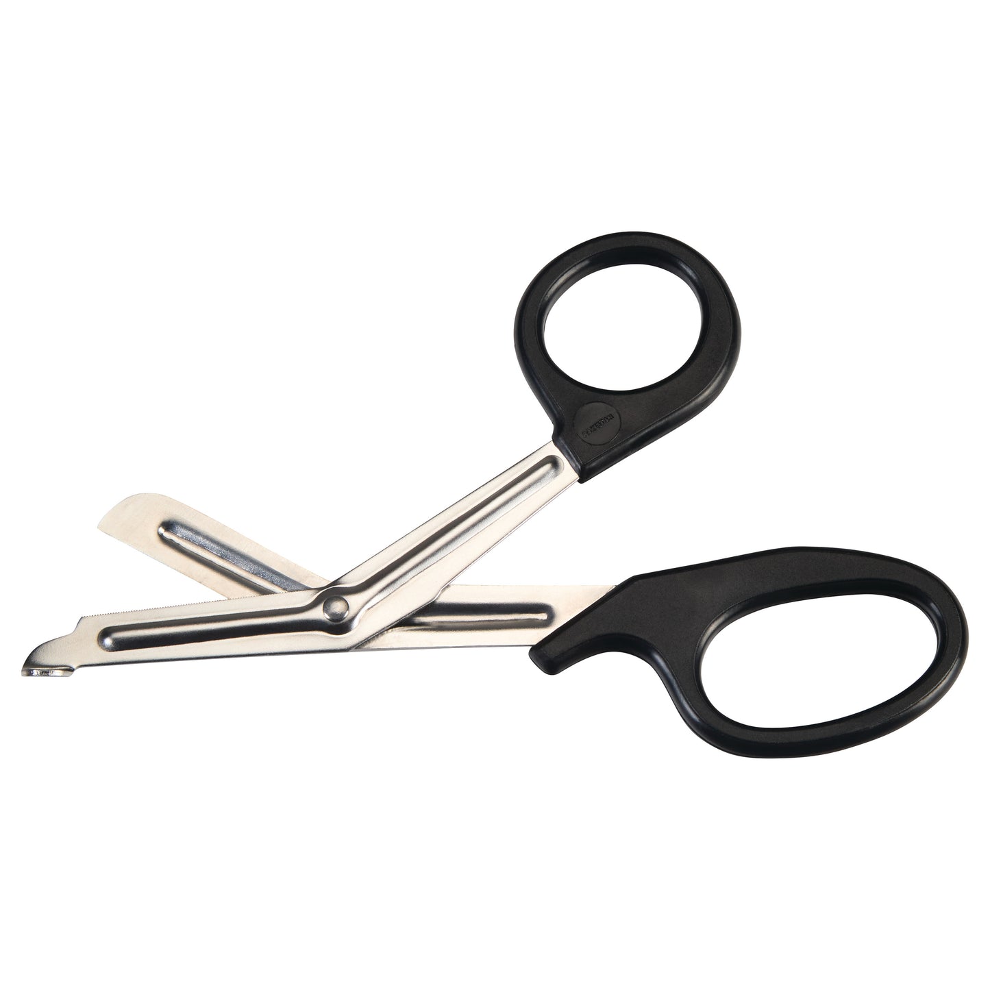 Miltex All-Purpose Utility Scissors with black handles and stainless steel blades, featuring a blunt tip for safety.
