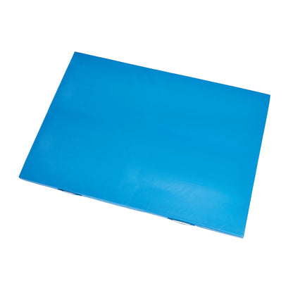 An AliMed Universal Non-Folding Mat in bright blue on a white background.