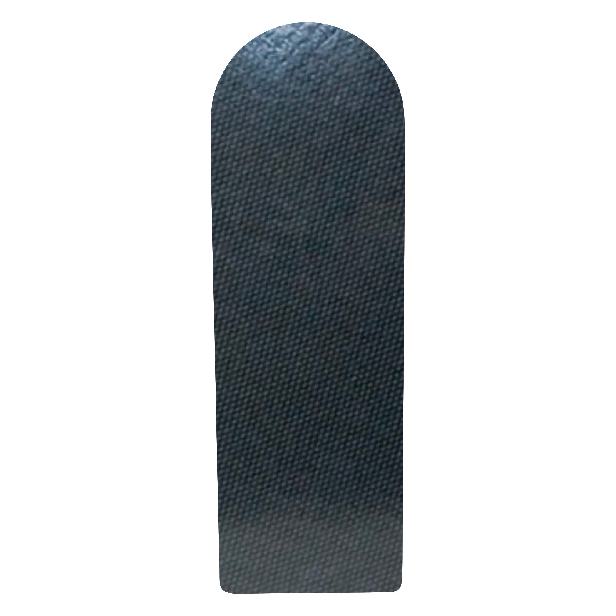 Aetrex Carboplast Composite Sheet is a dark, textured, rectangular sheet with a rounded top, used for orthopedic foot support.