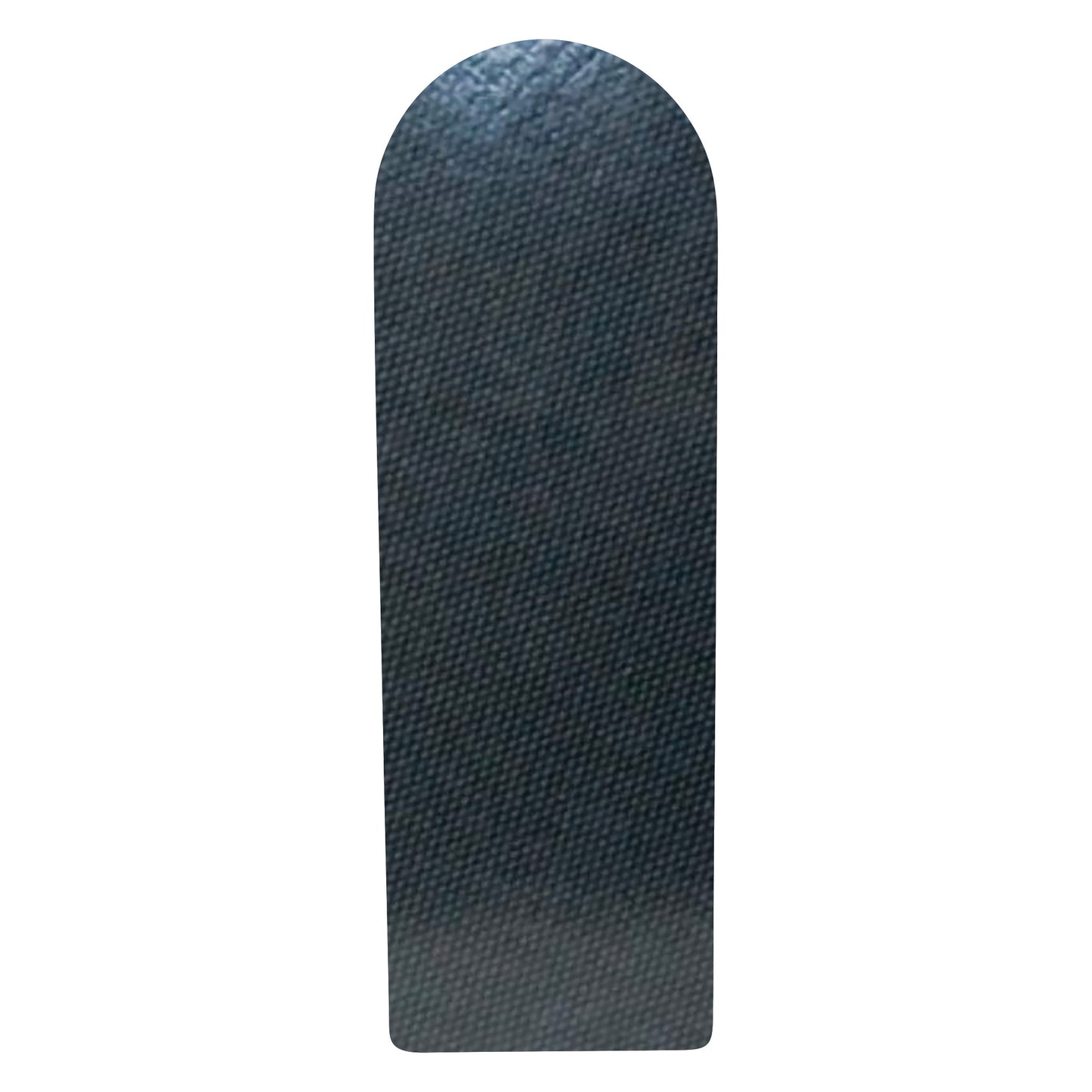 Aetrex Carboplast Composite Sheet is a dark, textured, rectangular sheet with a rounded top, used for orthopedic foot support.