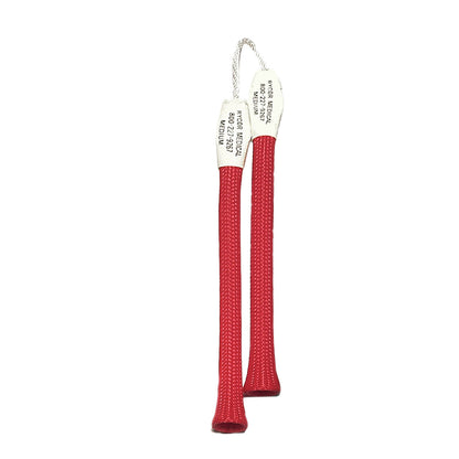 AliMed Autoclavable Soft Touch Double Finger Trap with red padded straps and loop at the top, used for medical finger support.