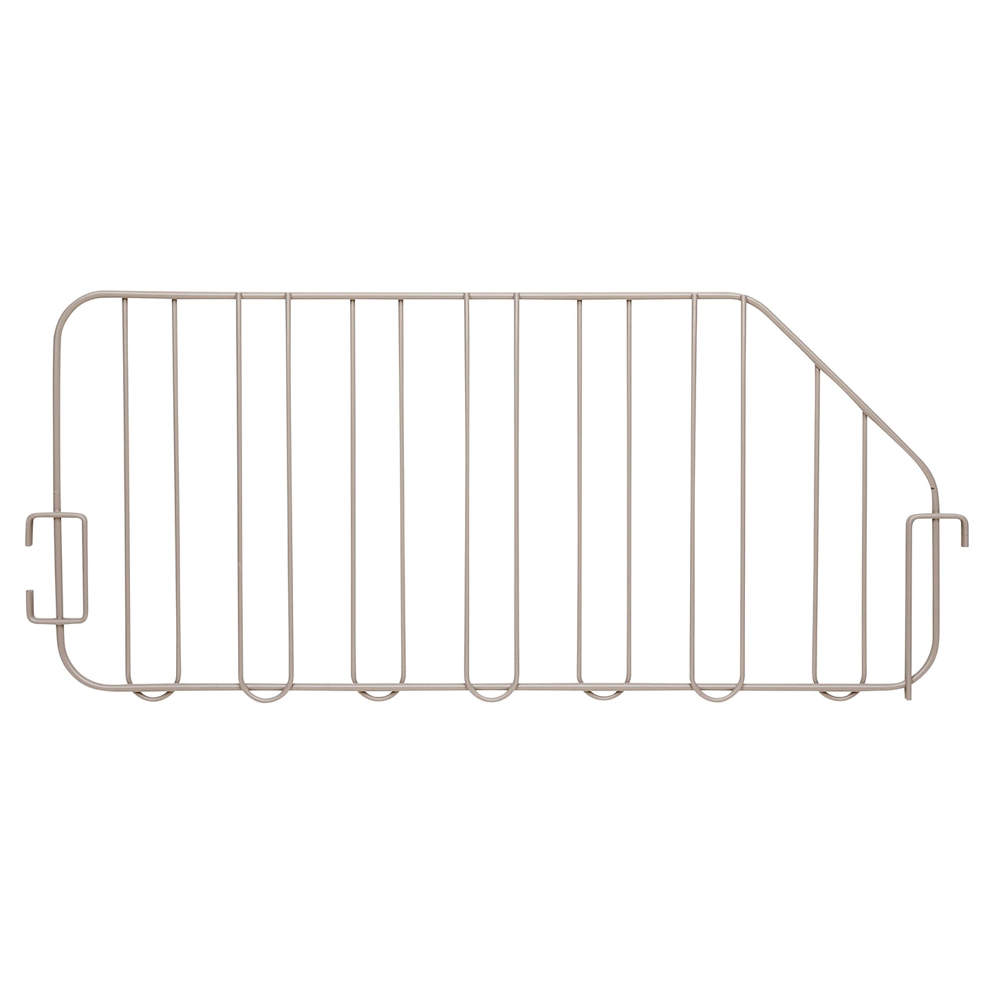 Metro IVBD Divider for MetroMax IV Storage Basket, featuring a metal grid design with hooks on both sides for attachment.