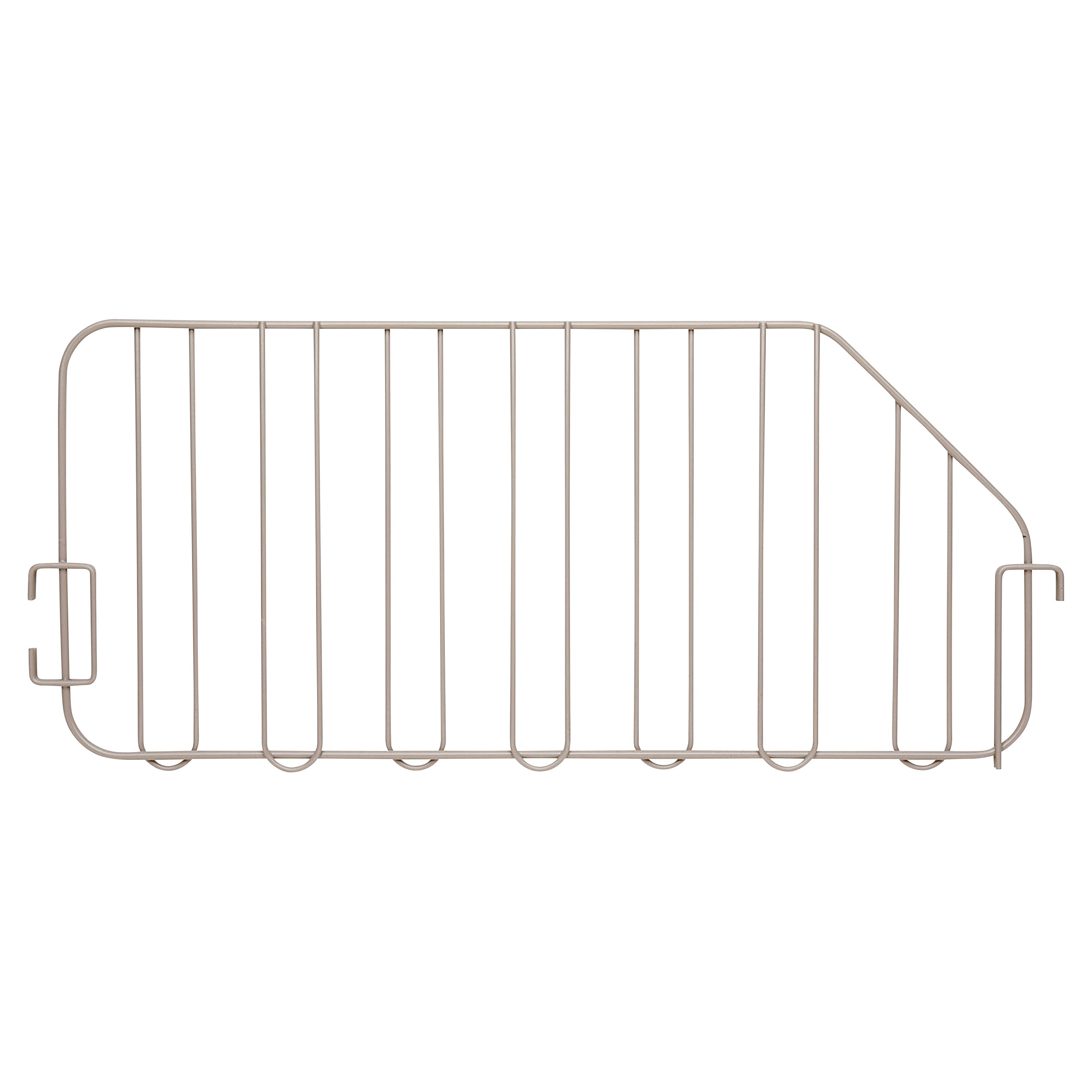 Metro IVBD Divider for MetroMax IV Storage Basket, featuring a metal grid design with hooks on both sides for attachment.