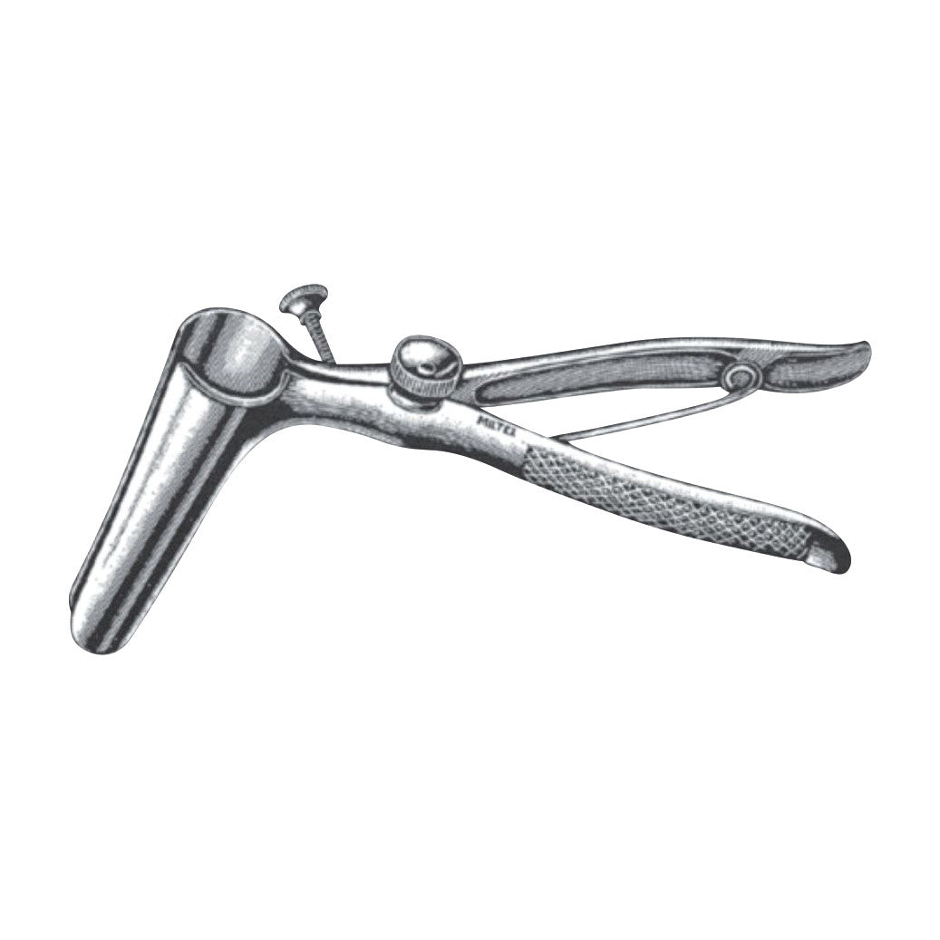 Miltex Bodenhammer Rectal Speculum, a stainless steel medical instrument with smooth handles, used for rectal examinations.