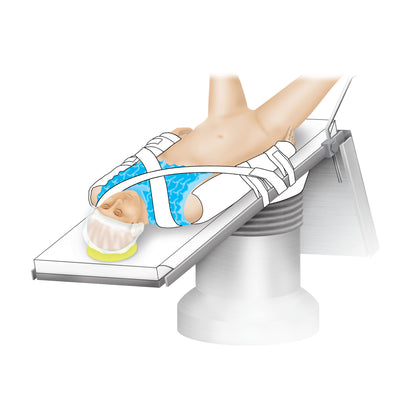 The AliMed Trendelenburg Stabilizer. It's used to securely position a patient on a surgical table during procedures.