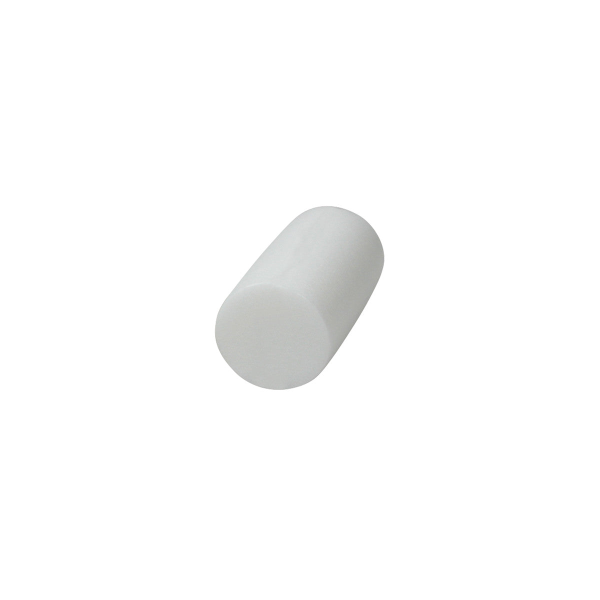 White cylindrical AliMed Foam Roller on a plain white background, positioned at an angle.