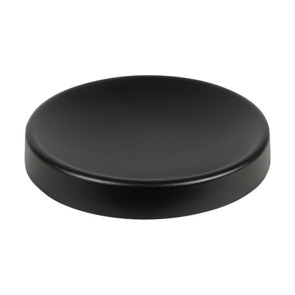 A black Inflatable Exercise Ball Stabilizer Base with a flat, circular design for supporting exercise balls during workouts.