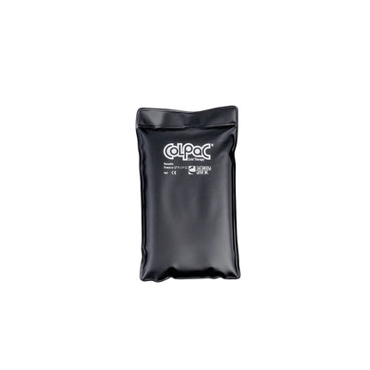 Chattanooga Hydrocollator ColPaC, a black rectangular cold therapy pack with white text on the front.