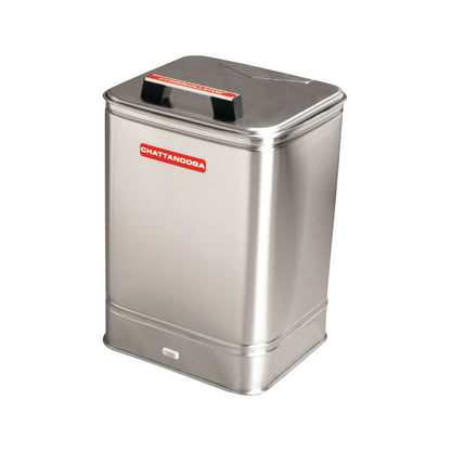 Chattanooga Hydrocollator Heating Unit, a stainless steel device with a lid and handle, typically used in physical therapy settings.