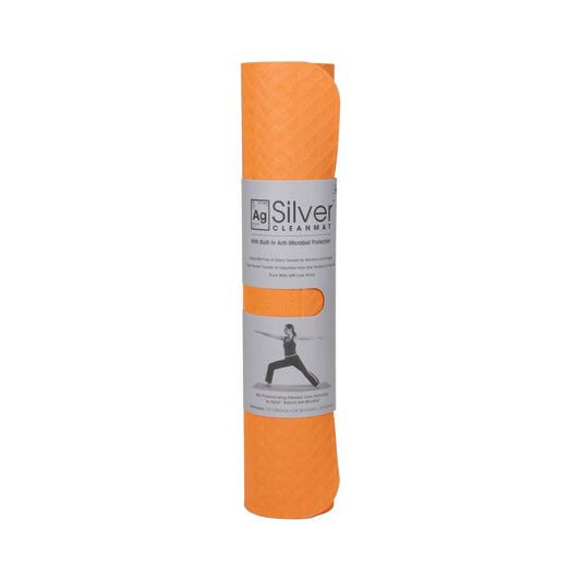 CleanMat Yoga/Exercise Mat, Orange