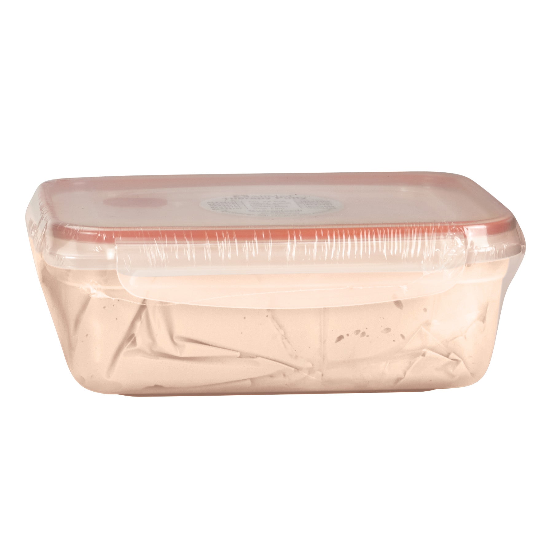 AliMed Color-Coded Therapy Putty in a rectangular plastic container with a red lid, wrapped in clear plastic.