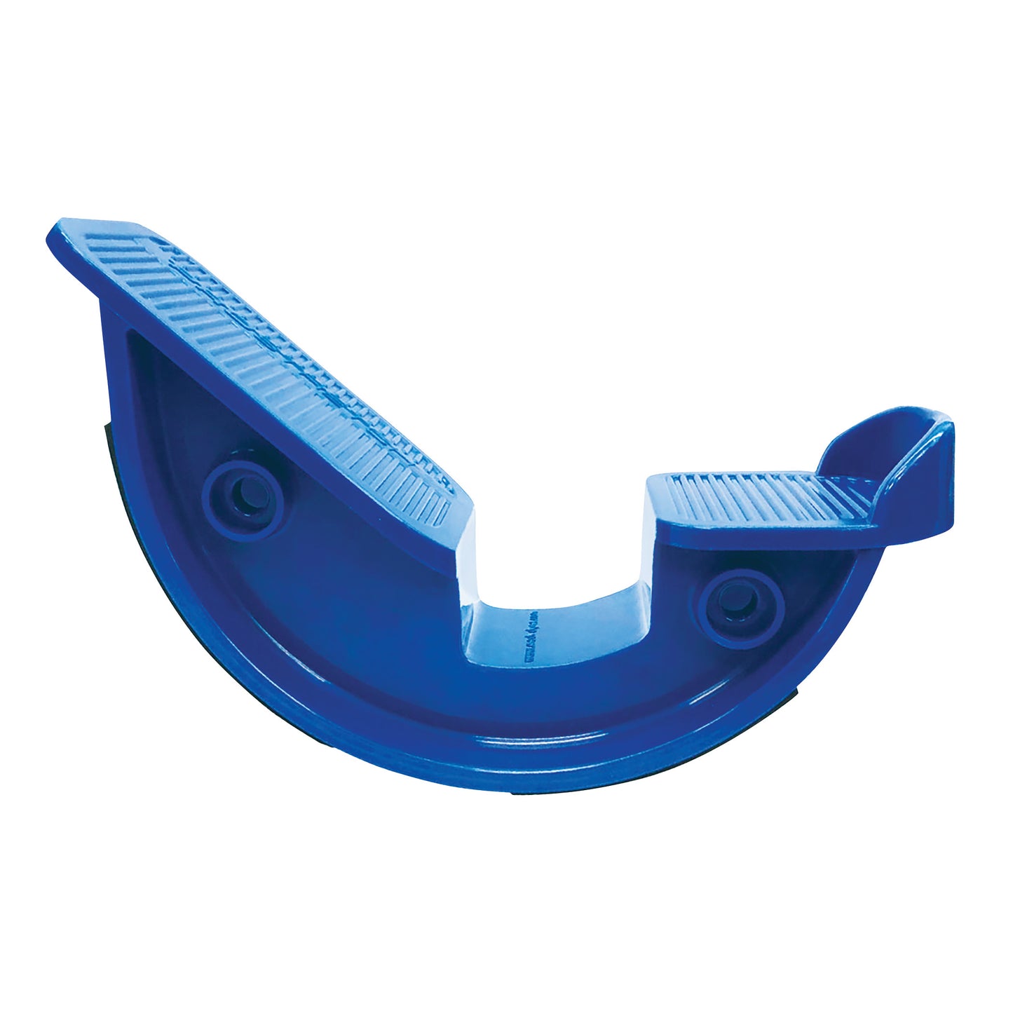The Medi-Dyne ProStretch Calf and Foot Stretcher is a blue, plastic device designed to help stretch the calf and foot muscles.