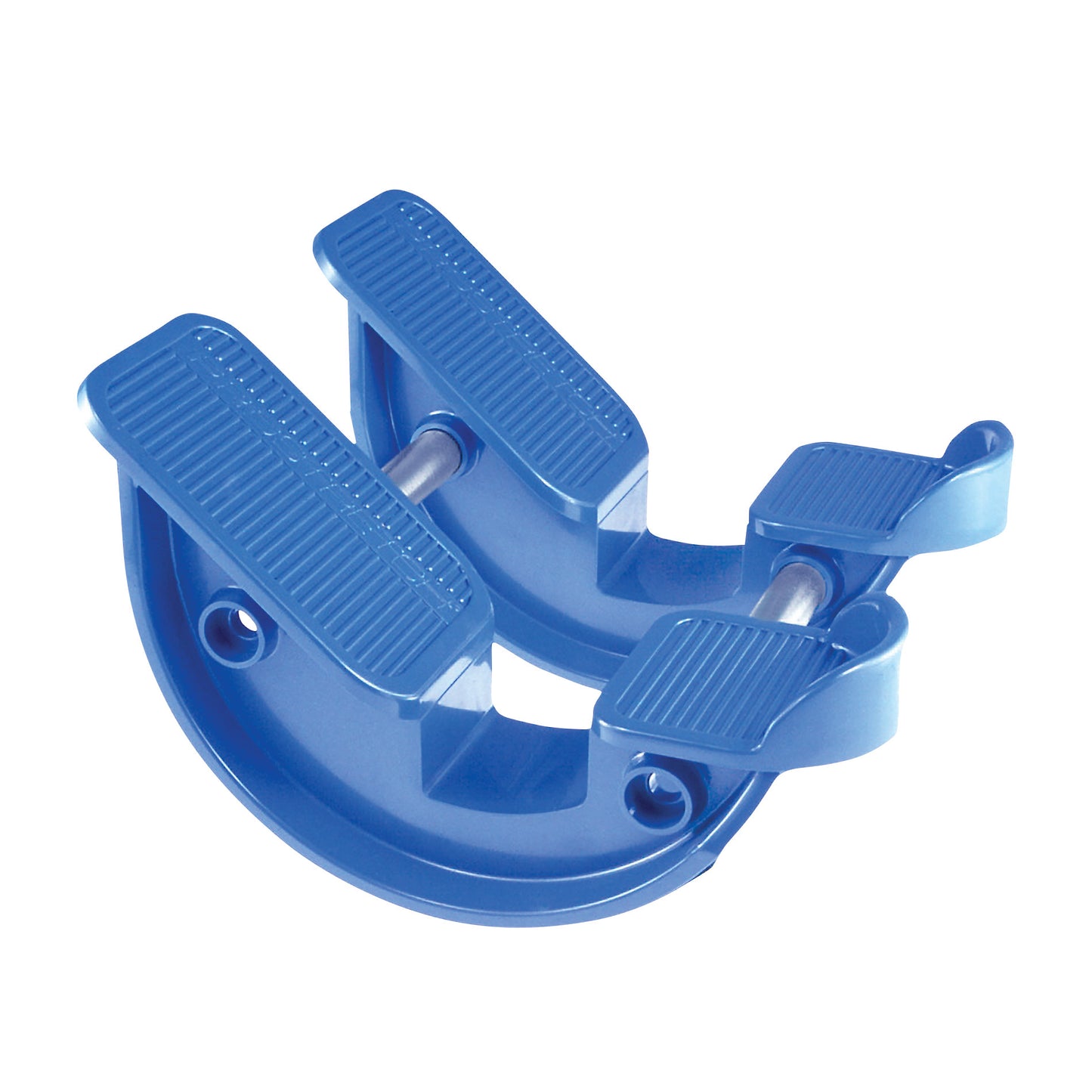 The Medi-Dyne ProStretch Calf and Foot Stretcher is a blue device to stretch the calves and feet with textured footpads.
