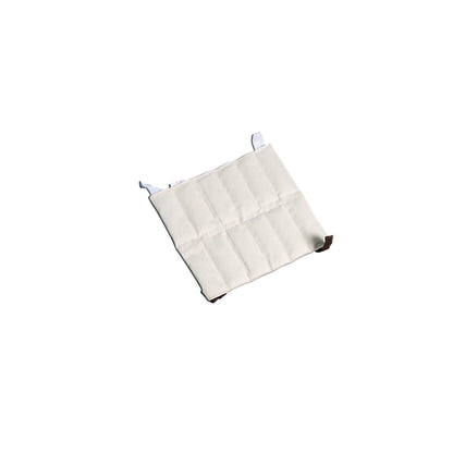 AliMed Hot Pack with segmented design and white fabric, featuring loop handles for ease of use, placed on a plain white background.
