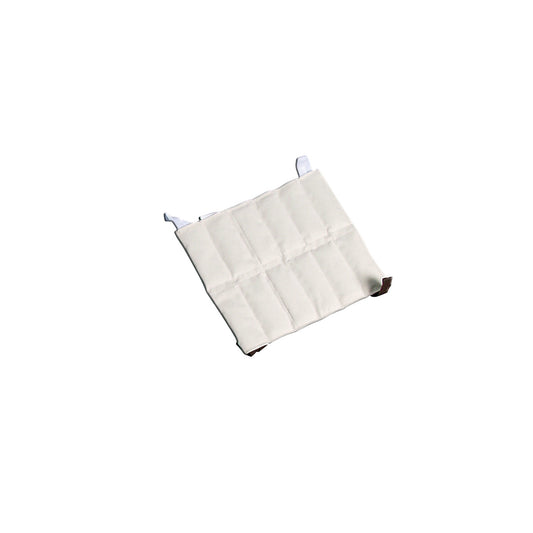 AliMed Hot Pack with segmented design and white fabric, featuring loop handles for ease of use, placed on a plain white background.