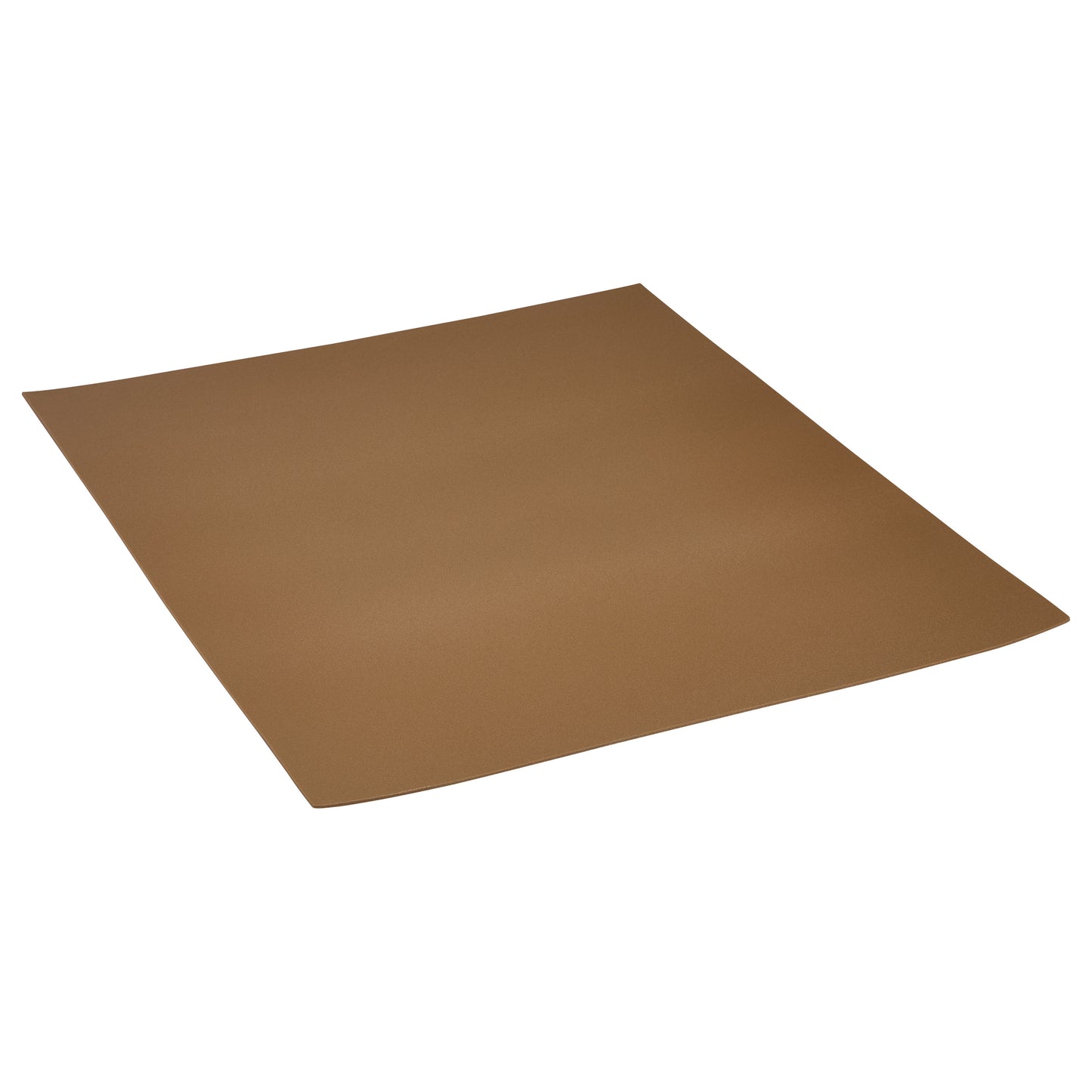 The image shows a sheet of AliMed AliPlast 6A, a lightweight, brown foam material used for splint padding or cushioning.
