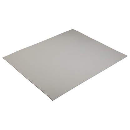AliMed AliPlast 4E is a flat, rectangular, light gray foam sheet used for medical and orthopedic applications.