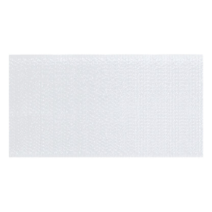 VELCRO Brand Adhesive-Backed Medical Hook Tape in white, featuring a textured surface with tiny hooks for attaching to loop fasteners.