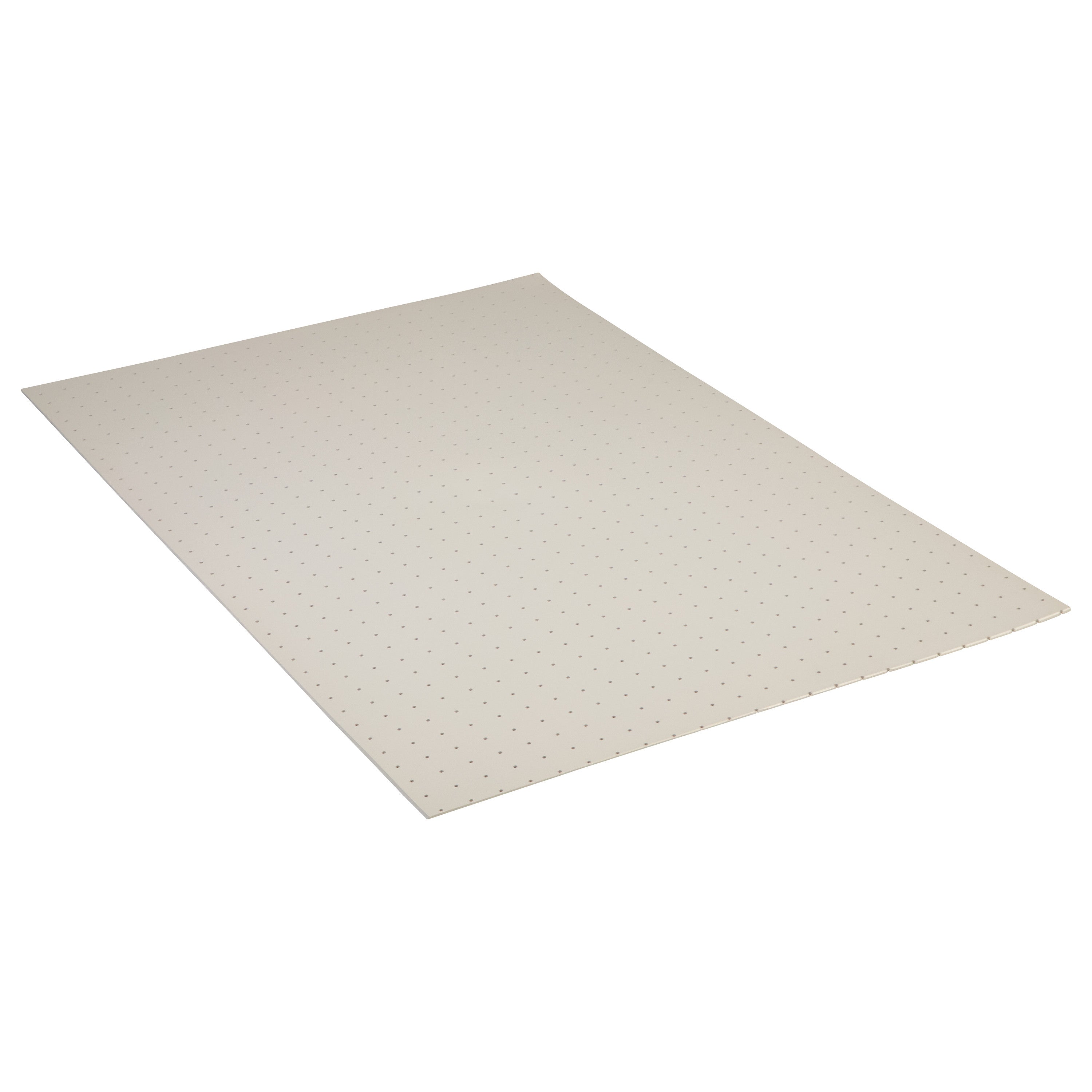 The AliMed Multiform Max Thermoplastic Splinting Material is a flat, perforated sheet with evenly spaced small holes.