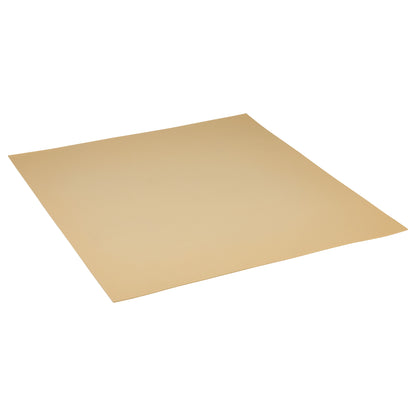 A flat, beige sheet of AliMed NickelPlast-S is displayed, showing its thin, flexible, and durable properties.