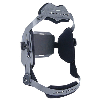 The Trulife T39 Hyperextension Spinal Orthosis is a back brace with adjustable metal and padded supports for spinal stabilization.