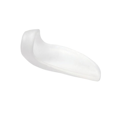 PediFix Visco-GEL Thumb Protector, a soft, white gel covering designed to cushion and protect the thumb.