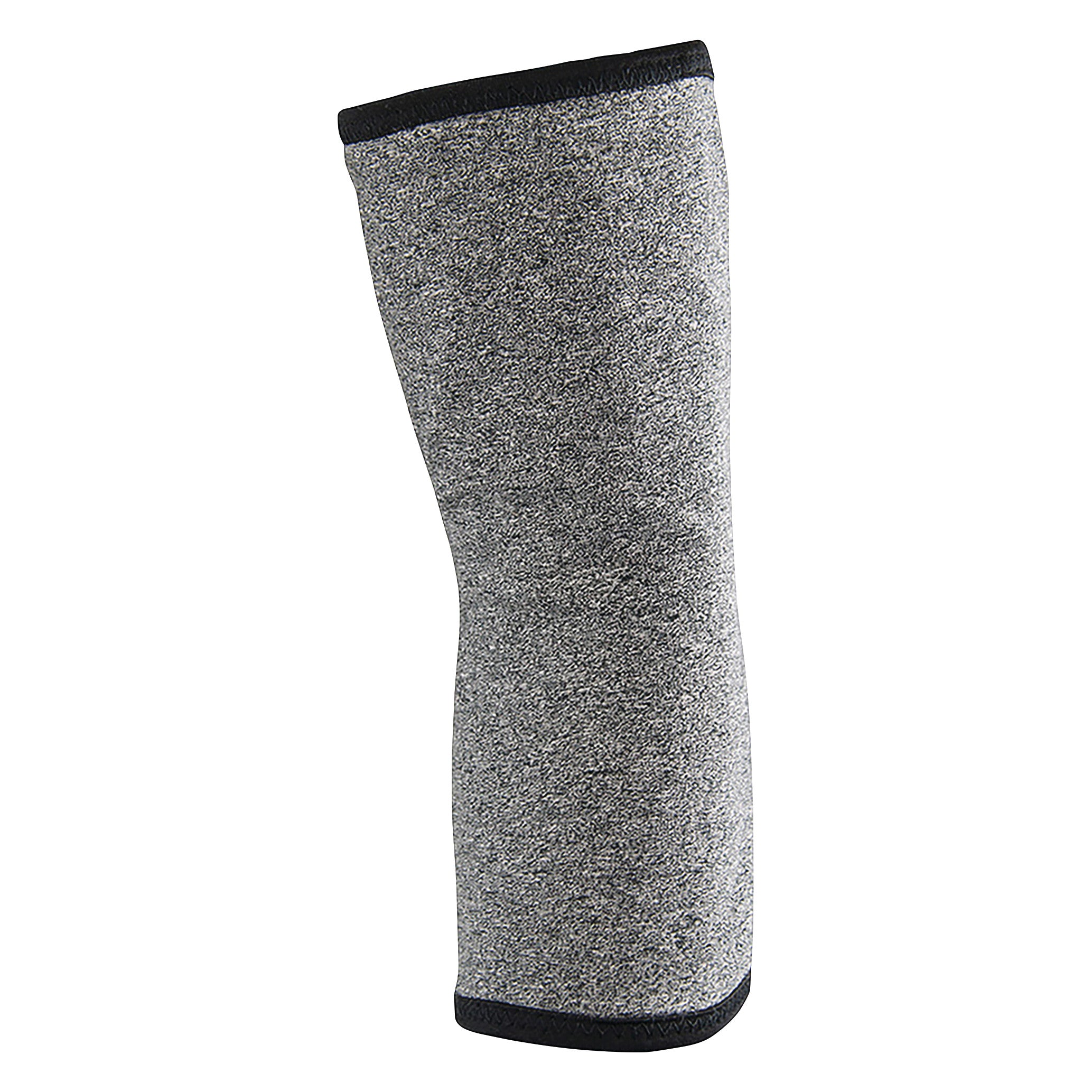 The Brownmed IMAK Compression Arthritis Elbow Sleeve is a grey, textured sleeve designed for joint support with black trim edges.