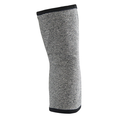 The Brownmed IMAK Compression Arthritis Elbow Sleeve is a grey, textured sleeve designed for joint support with black trim edges.