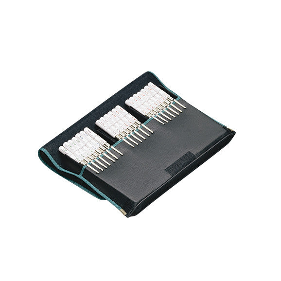 A Touch-Test Full Sensory Evaluator Kit with multiple small probes organized in a black folding case.