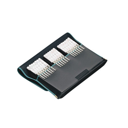 A Touch-Test Full Sensory Evaluator Kit with multiple small probes organized in a black folding case.