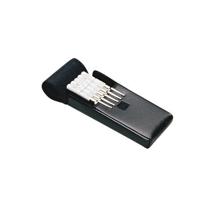 The Touch-Test Hand Sensory Evaluator Kit features a black case with a set of six white-tipped evaluation tools inside.