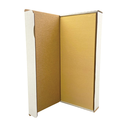 FoamArt Foot Impression Foam packaging is open, revealing a yellow foam interior inside a white cardboard box.