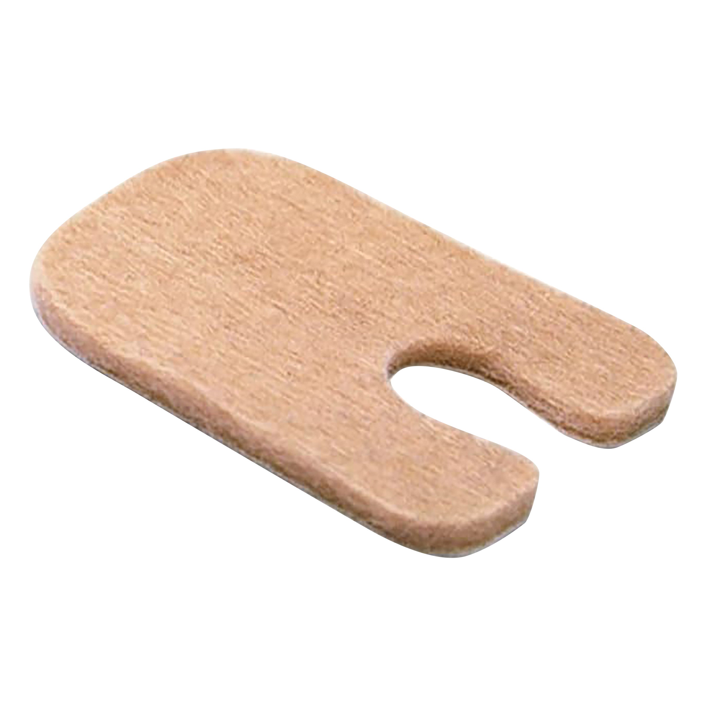 PediFix FELTastic Callus Protector, a U-shaped pad made of soft felt, designed to alleviate pressure on foot calluses.