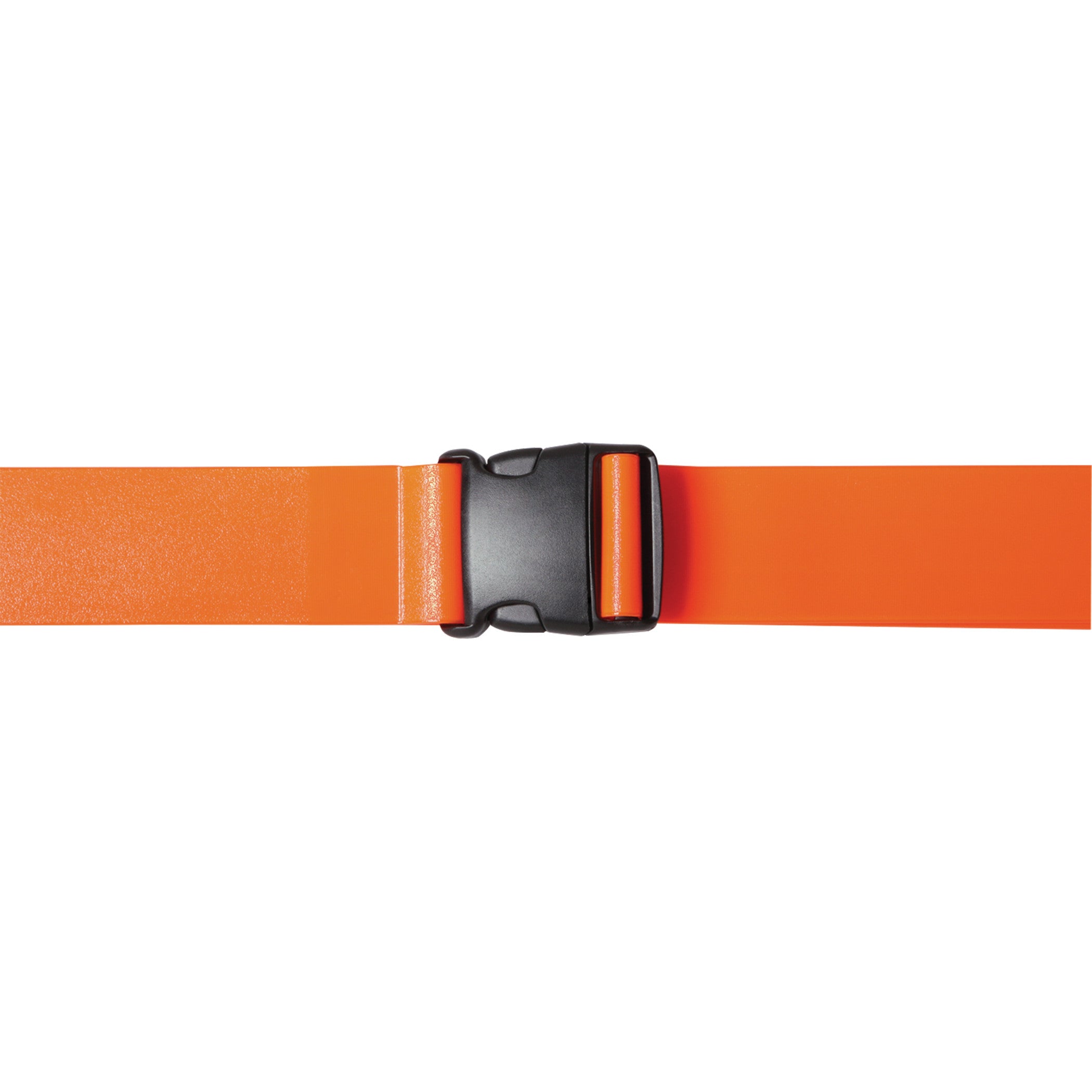 The AliMed Antimicrobial Wipeable Gait Belt is orange with a black plastic buckle, designed for secure patient mobility support.