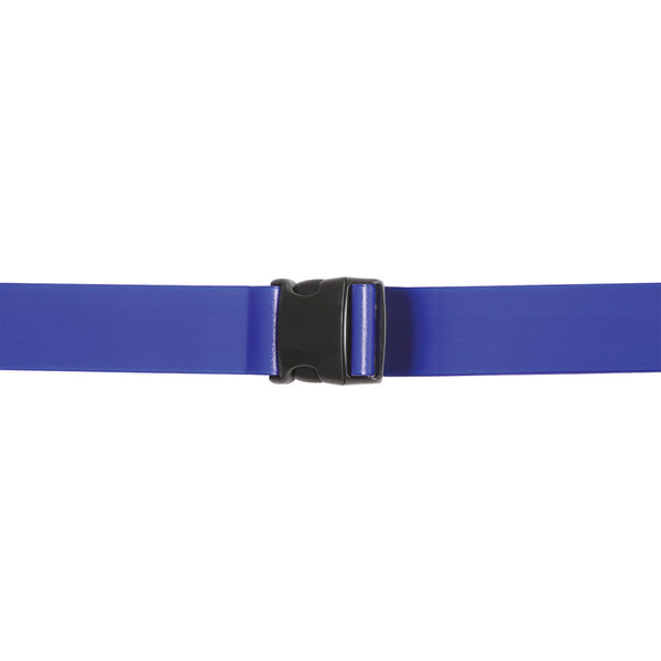 Antimicrobial Wipeable Gait Belt, Blue, 70"L