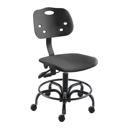 ArmorSeat Chair, Height Adjusts 20"-25", Tubular Base
