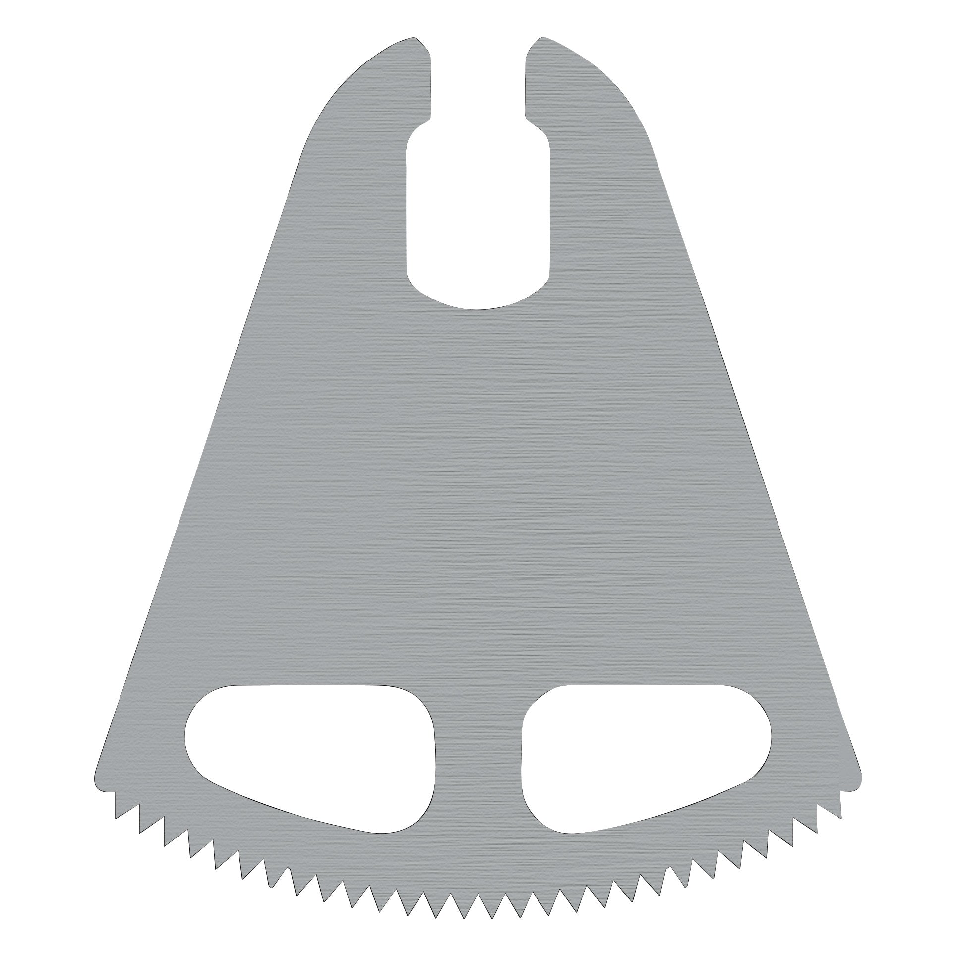 Cast Saw Blade for DeSoutter CleanCast CSP-201 Pediatric Cast Saw featuring a metal triangular design with serrated edges.