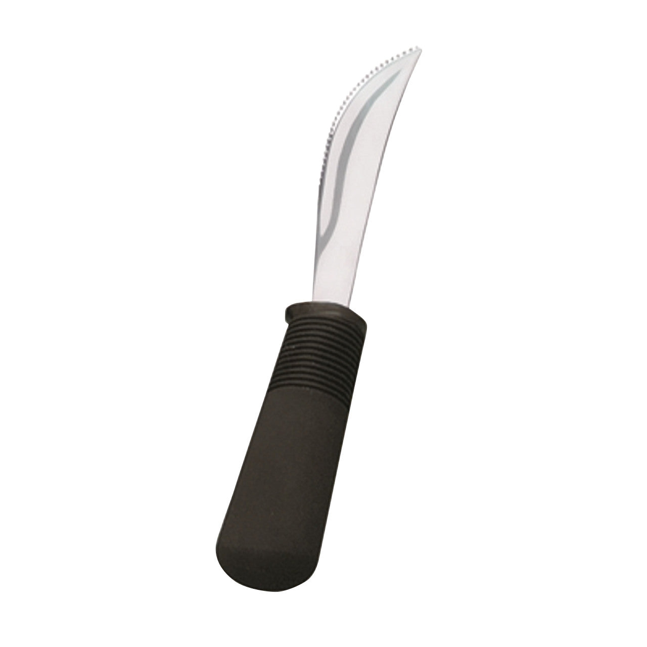 A Good Grips Standard Utensils vegetable peeler with a stainless steel serrated blade and a wide, textured black handle.