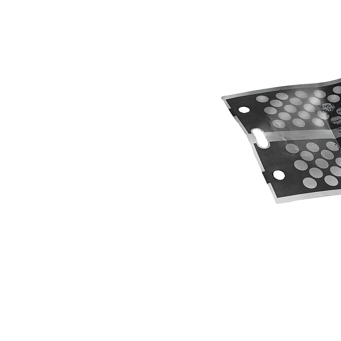 Blue AliMed Ultra-Thin Touch-Sensitive Sensor Pad with black cable. The pad has circular patterns and a connecting cable.