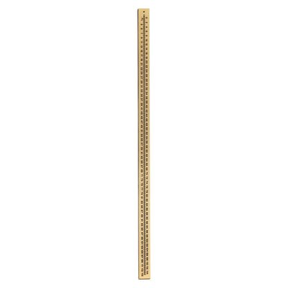 A tall, thin, flexible radiopaque extremity ruler with measurement markings along its length, designed for medical use.