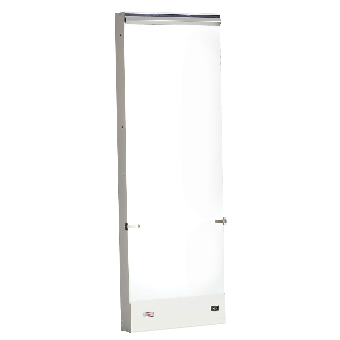 The Wolf Trimline Spinal 36 Illuminator is a tall, rectangular medical lightbox used for viewing spinal X-rays.