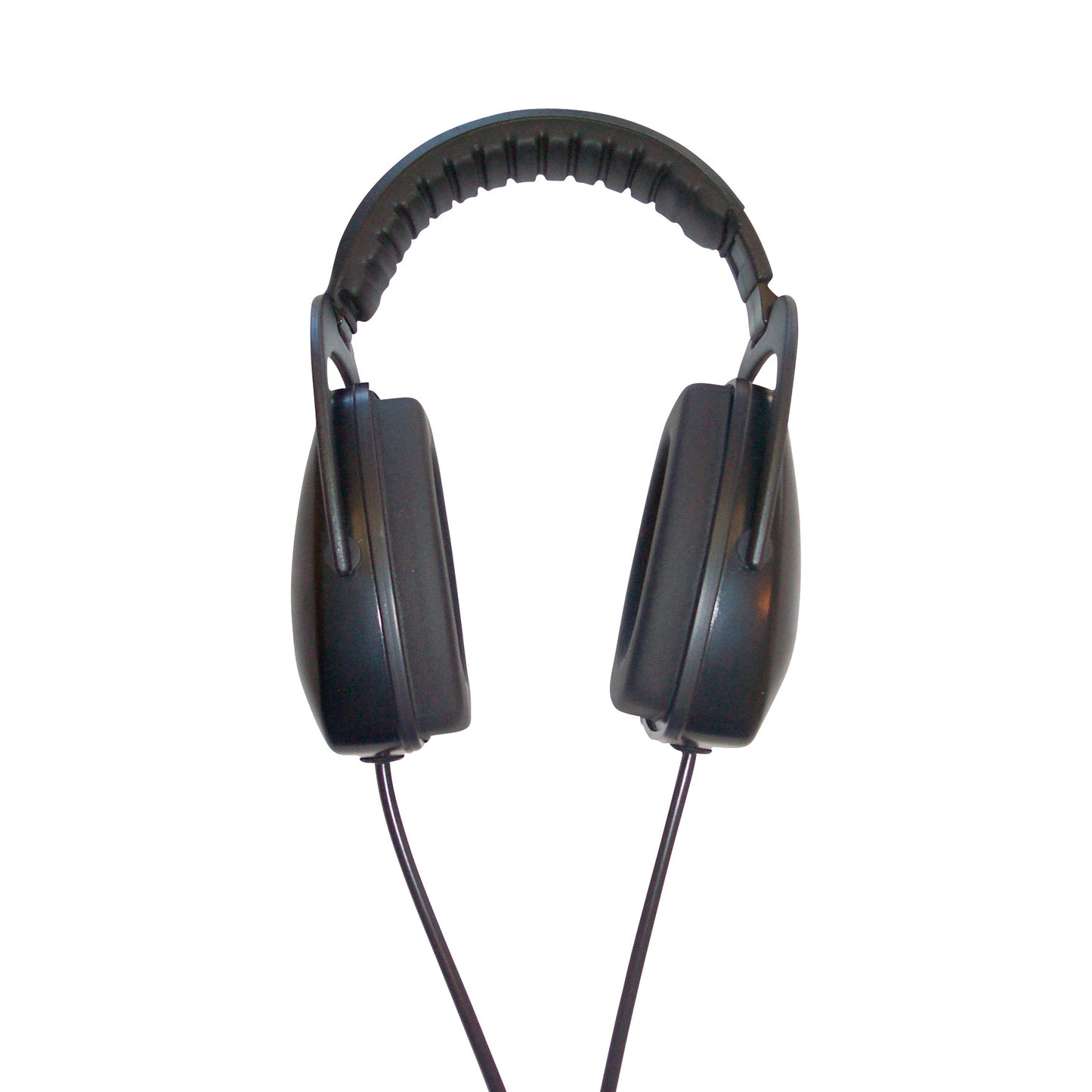 Slimline Noise Guard Headset featuring padded ear cups and an adjustable headband with a cable extending from each side.