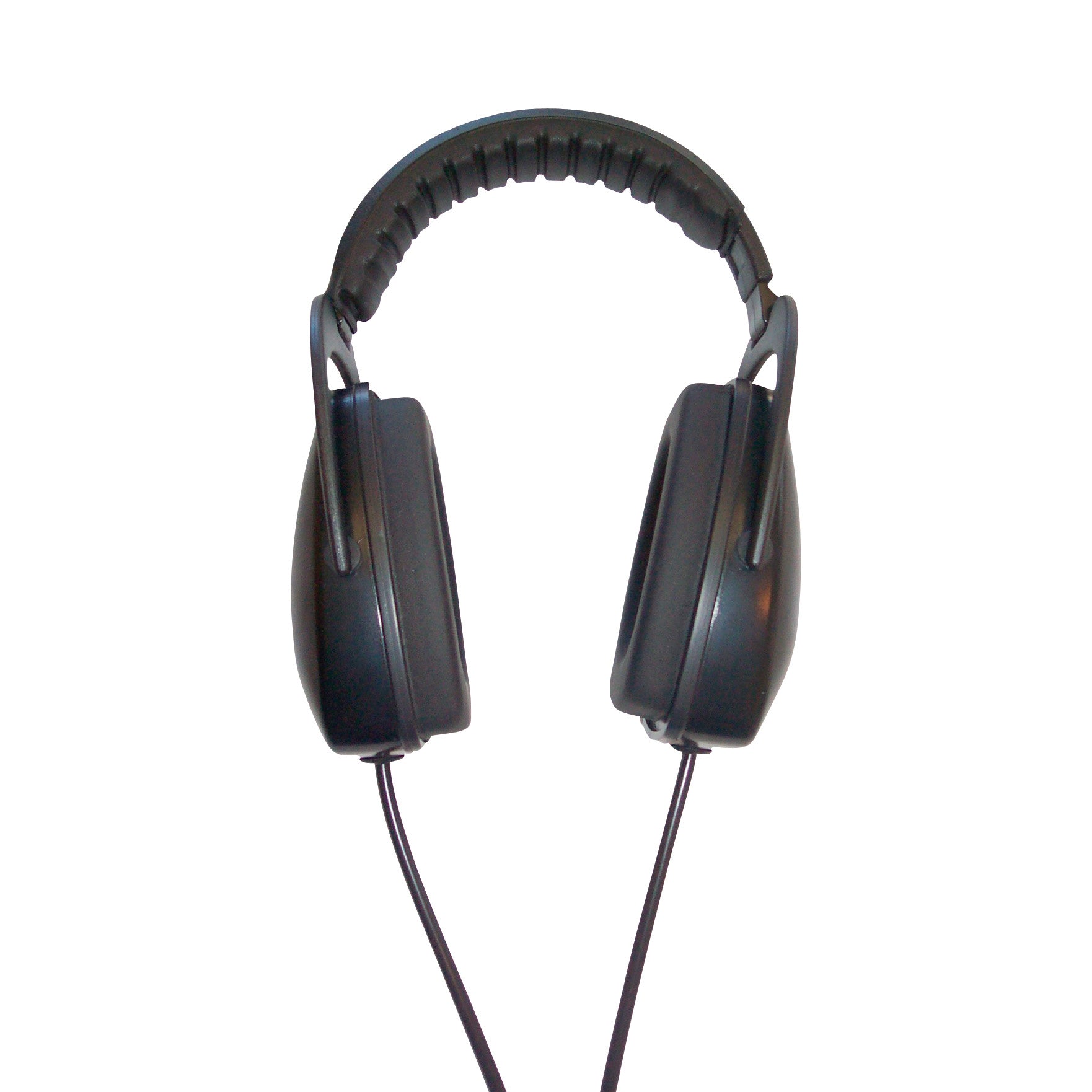Slimline Noise Guard Headset featuring padded ear cups and an adjustable headband with a cable extending from each side.