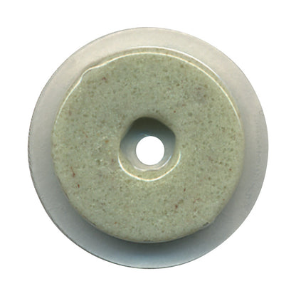 Multi-Modality Radiology/RT Marker with a central hole, featuring a textured beige surface on a flat, circular base.