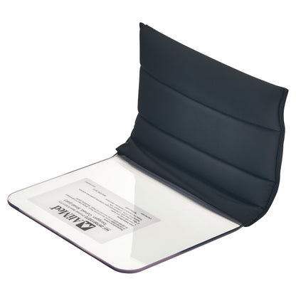 Padded Toboggan Cover  features  a cushioned black surface, designed to provide comfort and protection.
