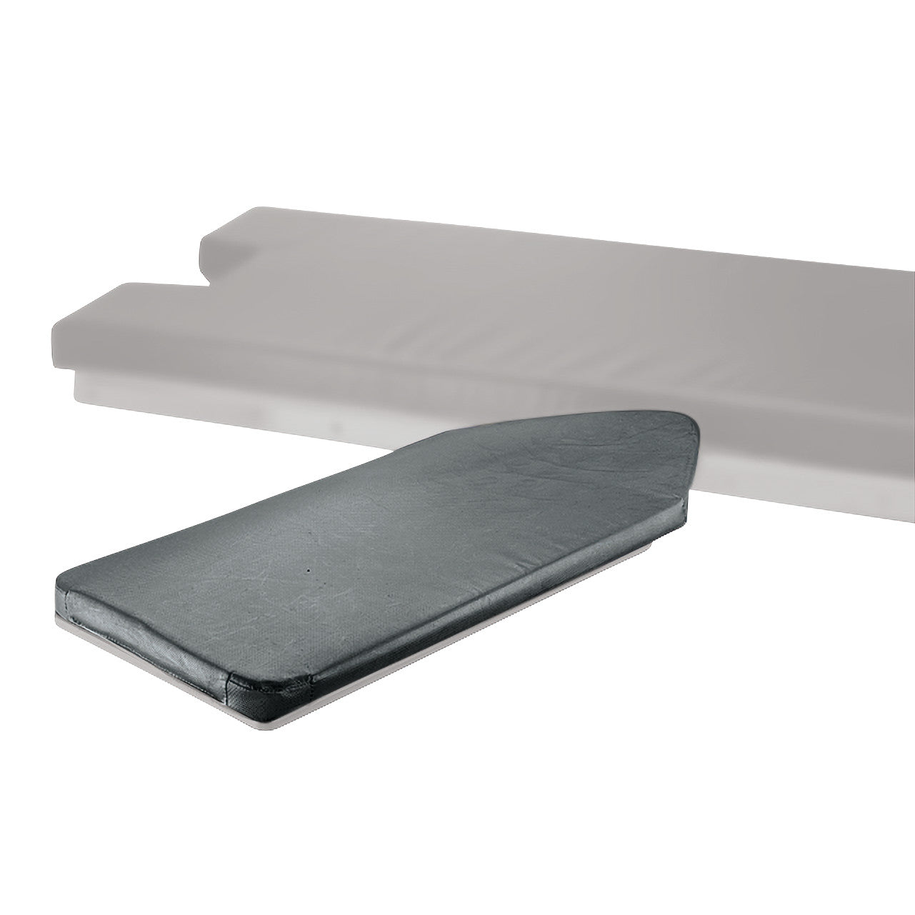 Replacement Pad for Easy Extra-Wide Armboard in a dark gray color with padding suitable for medical support or procedures.